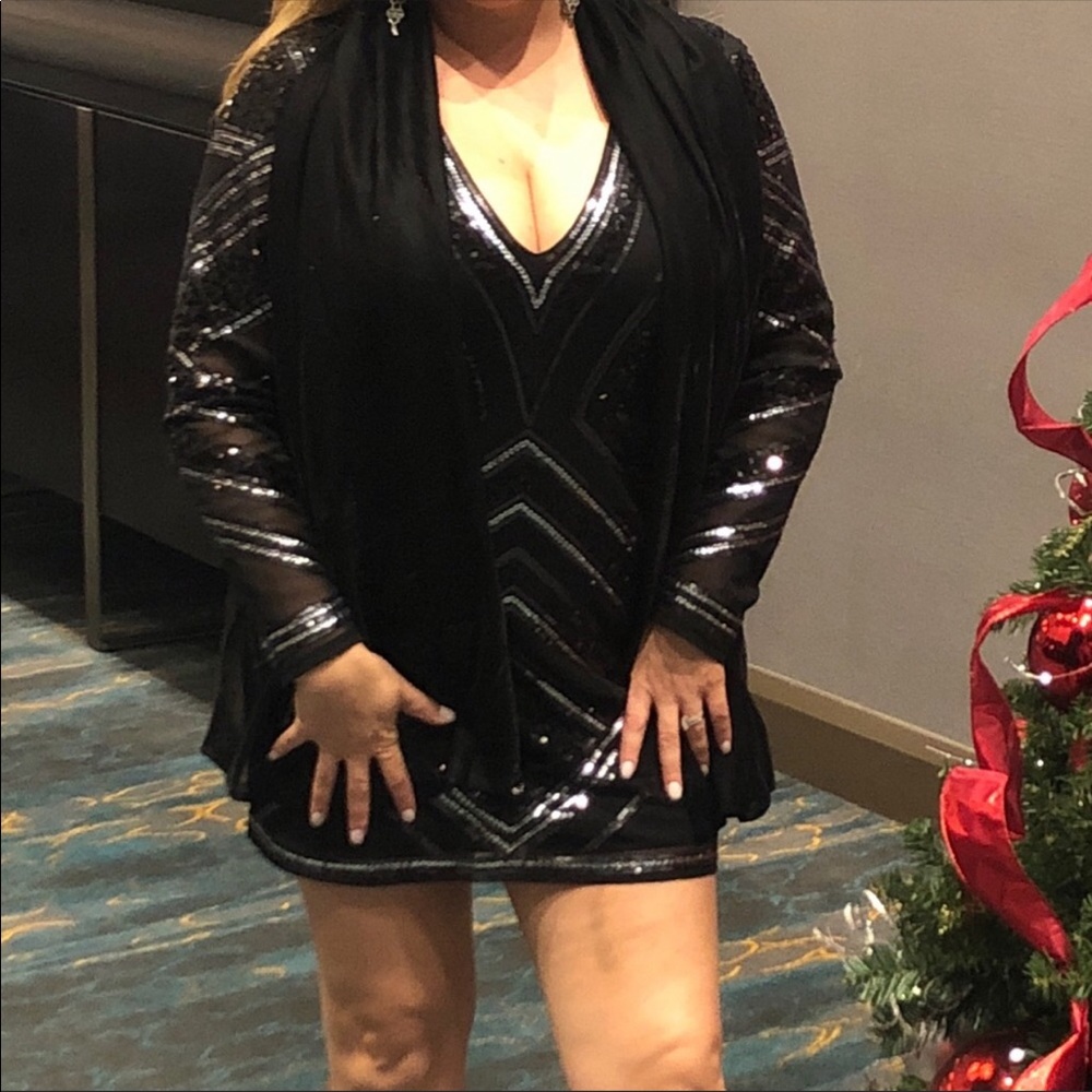 Express Long Sleeve Sequin Dress. Women’s Large.